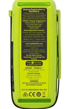 Macpac Plbs & Compasses>Acr Resqlink 400 Personal Locator Beacon Gps