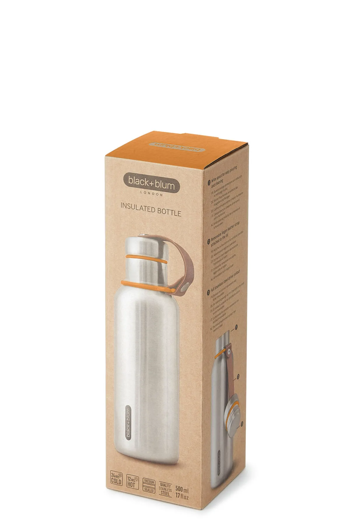 Macpac Water Bottles>Black + Blum Insulated Water Bottle 500Ml