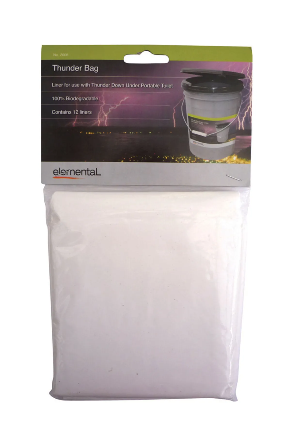 Macpac Portable Toilets & Showers>Elemental Thunder Down Under Toilet Bag