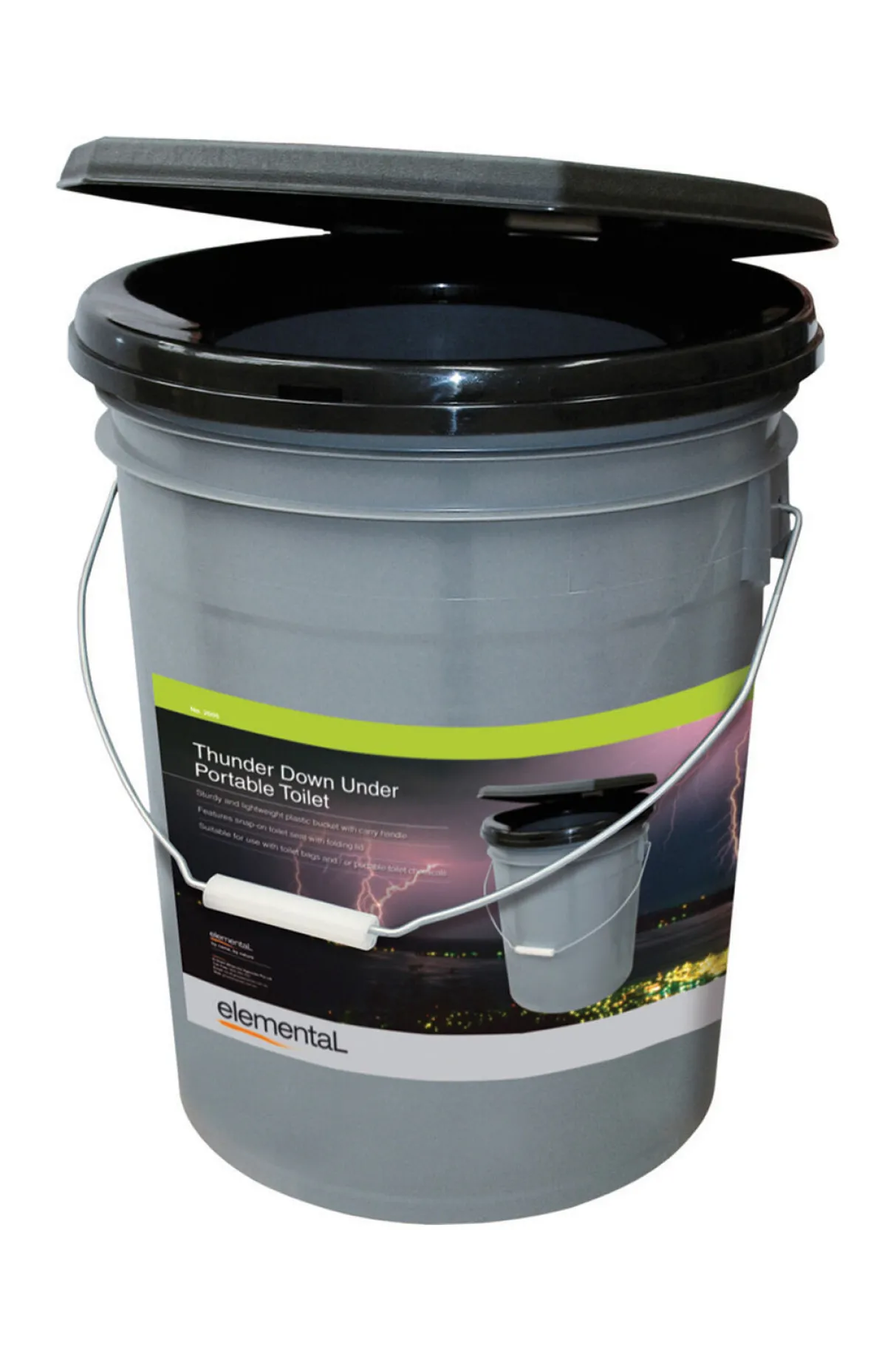 Macpac Portable Toilets & Showers>Elemental Thunder Down Under Portable Toilet