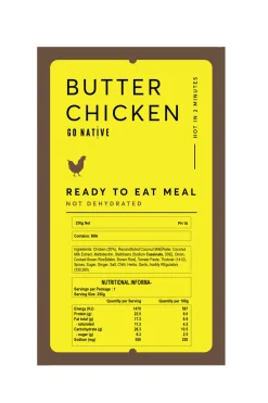 Macpac Freeze Dried Food>Go Native Butter Chicken