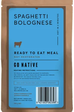 Macpac Freeze Dried Food>Go Native Spaghetti Bolognese