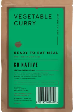 Macpac Freeze Dried Food>Go Native Vegetable Curry