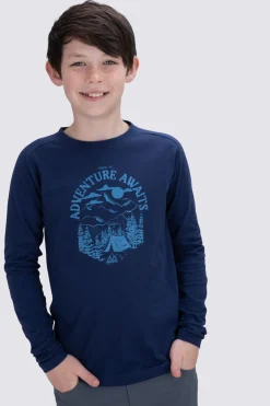 Macpac T-Shirts & Shirts> Kids' Adventure Awaits Long Sleeve T-Shirt