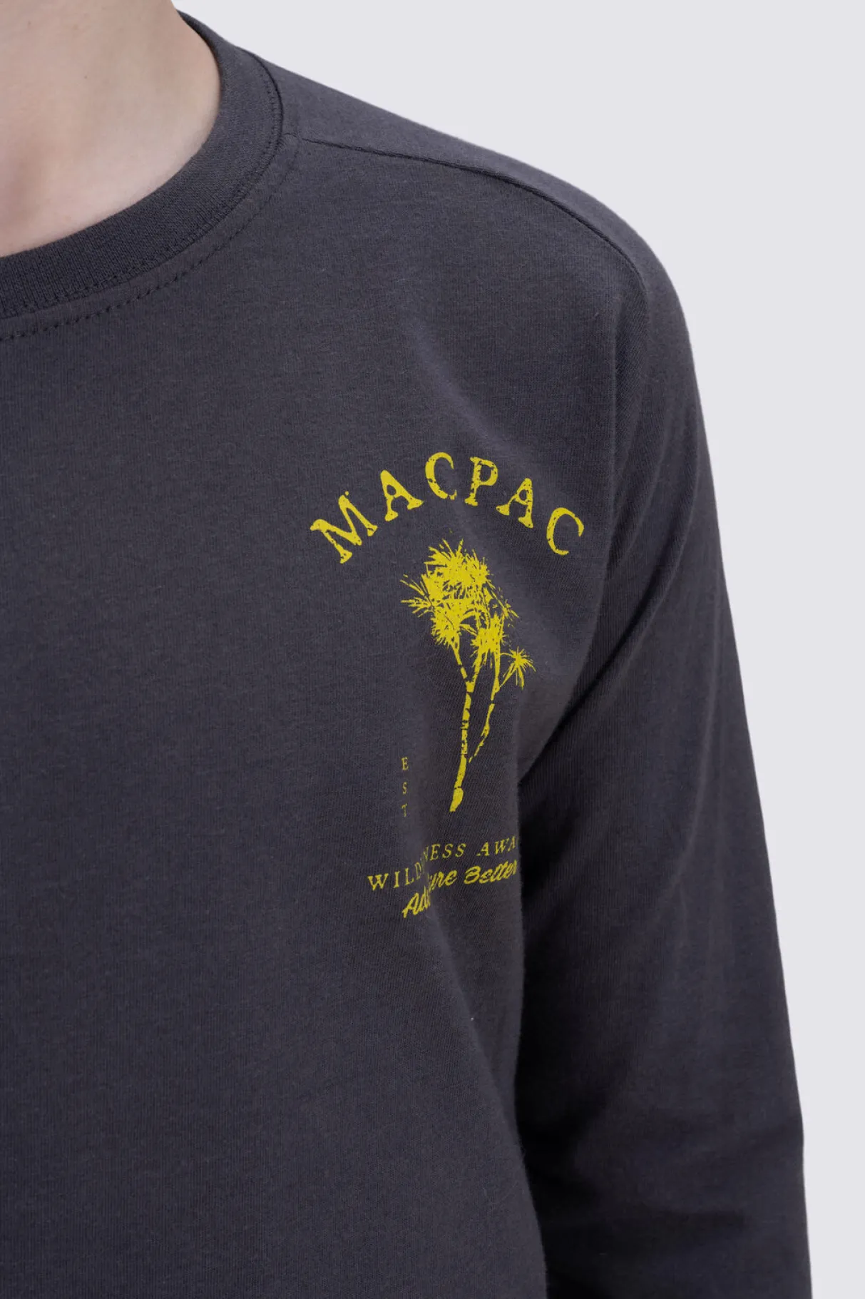 Macpac T-Shirts & Shirts> Kids' Trees Graphic Long Sleeve T-Shirt