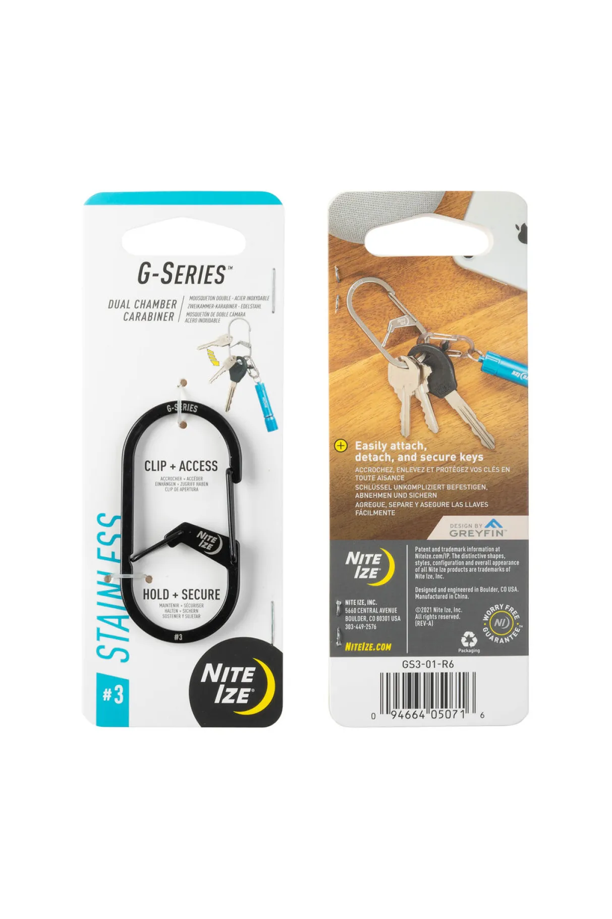 Macpac Carabiners>Nite Ize G-Series Dual Carabiner #3