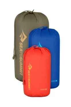 Macpac Dry Bags, Stuff Sacks & Mesh Bags>Sea To Summit Lightweight Stuff Sack 3-Piece Set (5, 8, 13L)